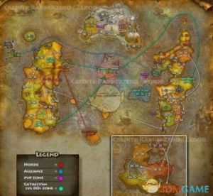 魔兽世界采药指南（1-375）及部落联盟推荐地图