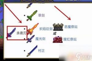泰拉瑞亚：如何获得永夜之刃？泰拉瑞亚永夜刃获取攻略