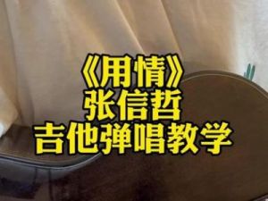 抖音我用指尖用情倾诉心弦是什么歌