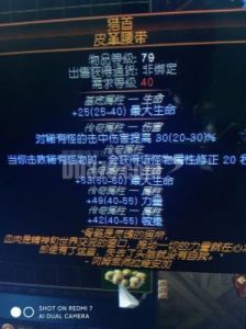流放之路猎首腰带产出地点