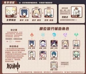 原神魈主C阵容搭配攻略