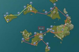 《原神》2.7版星螺采集路线优化