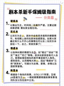 剧本杀新手入门全教程-剧本杀保姆级小白入门教程