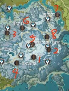 原神：搜索雪葬星银石碑的位置及点亮方法