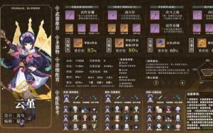 《原神》云堇圣遗物和武器选择推荐：优化云堇阵容的