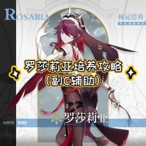 「2023：原神罗莎莉亚的培养价值如何？」