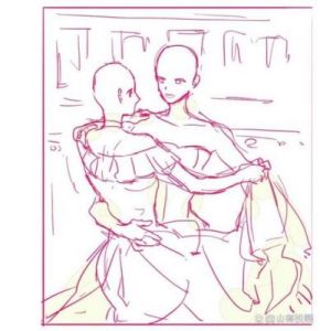 情侣姿势参考绘画图片大全：如何选择最适合的姿势