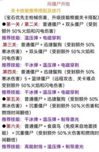 向僵尸开炮第71-80关通关攻略分享