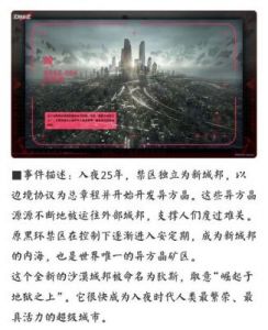 11月21日19点，无期迷途悬城篇新主线前瞻直播详情揭晓