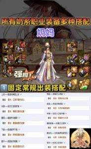 DNF奶职业概述及圣骑士培养
