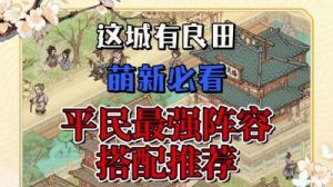 这城有良田宝玉搭配攻略：宝石分配和品质等级解读