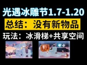 光遇游戏冰雕节活动结束时间及详情【2025年1月20日】
